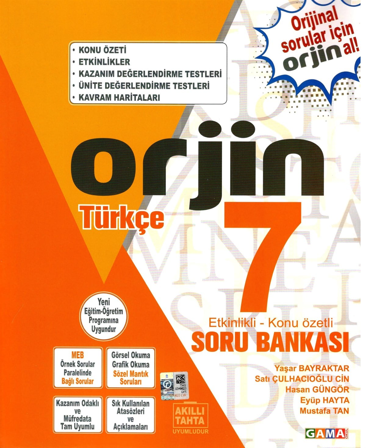 ORJİN 7 Türkçe Konu Anlatımlı Soru Bankası