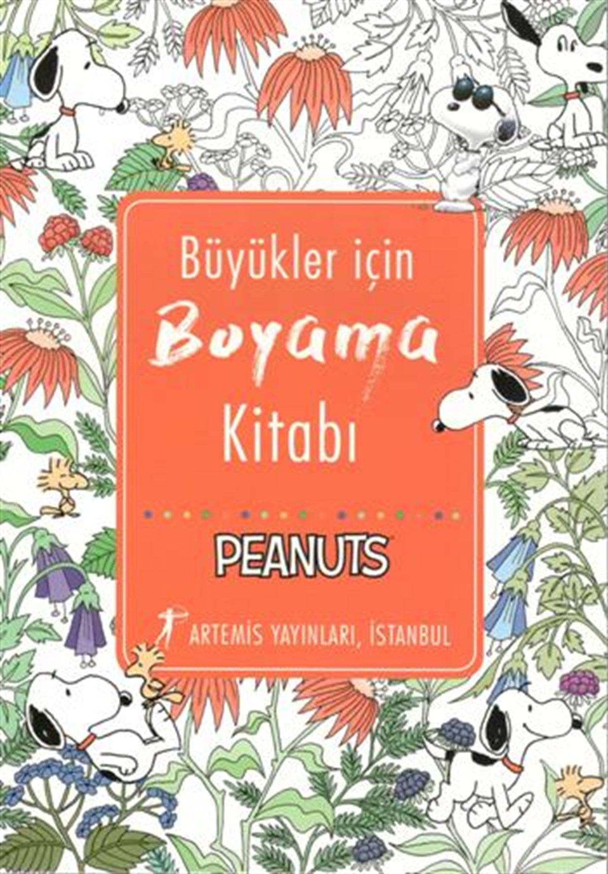 Peanuts - Büyükler için Boyama Kitabı
