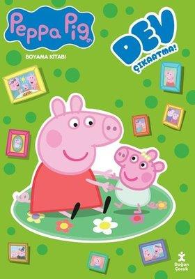 Peppa Pig - Dev Çıkartmalı Boyama Kitabı