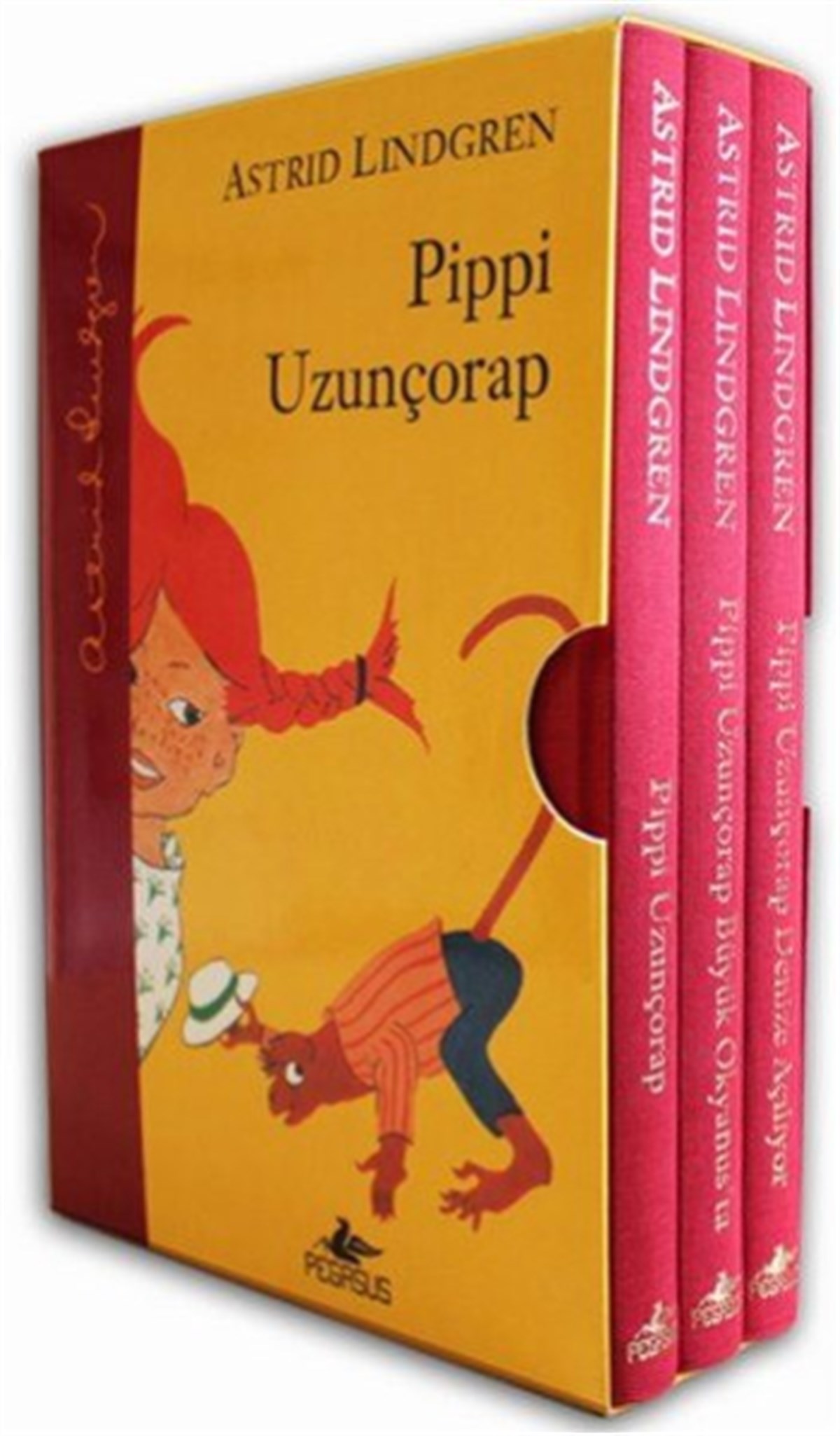 Pippi Uzunçorap Serisi Kutulu Özel Set (3 Kitap Takım)