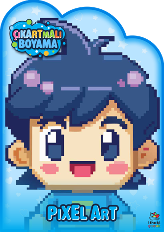 Pixel Art Zamanı – Çıkartmalı Boyama Kitabı