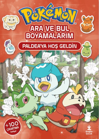 Pokemon - Ara ve Bul Boyamalarım –  Paldea’ya Hoş Geldin