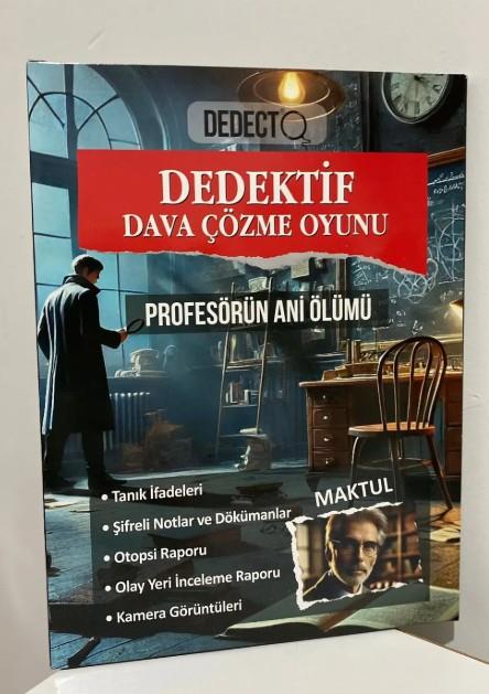Profesörün Ani Ölümü - Dedektif Oyunu , Kolektif , Dedecto , 2433219998628 ,