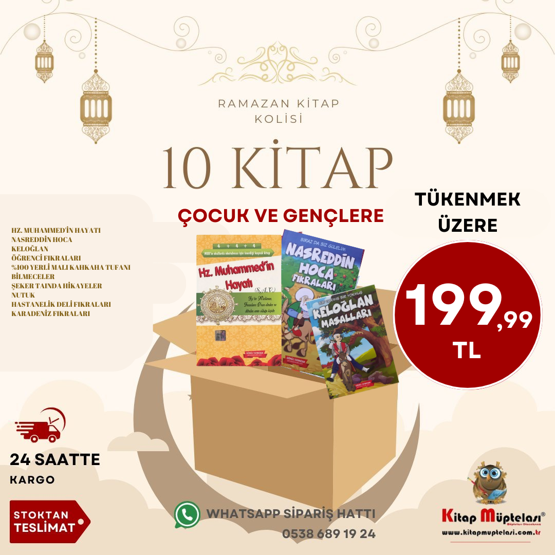 Ramazan Kitap Kolisi (Çocuk & Gençler İçin) - 10 Kitap , Kolektif , Müptela Dükkan , 2417219673129 ,