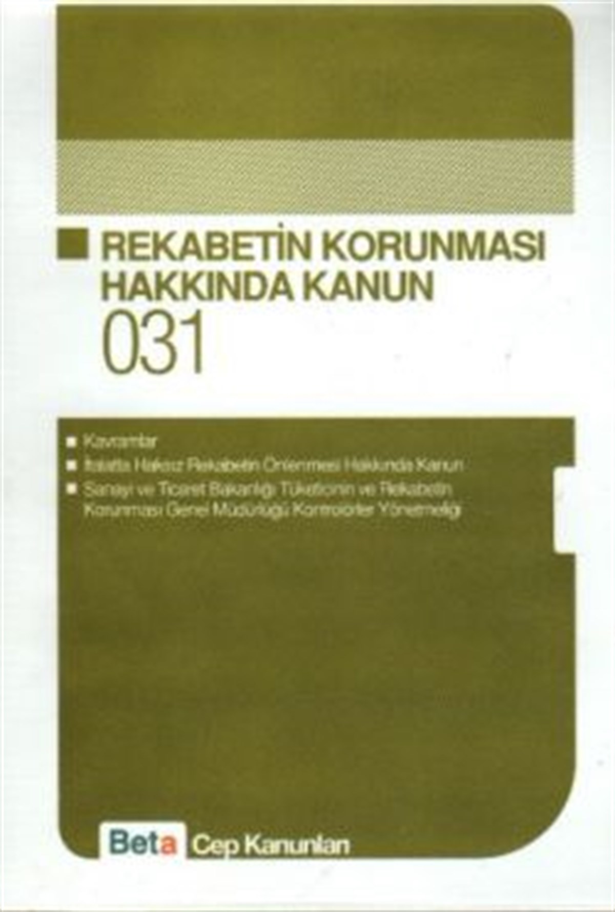 Rekabetin Korunması Hakkında Kanun