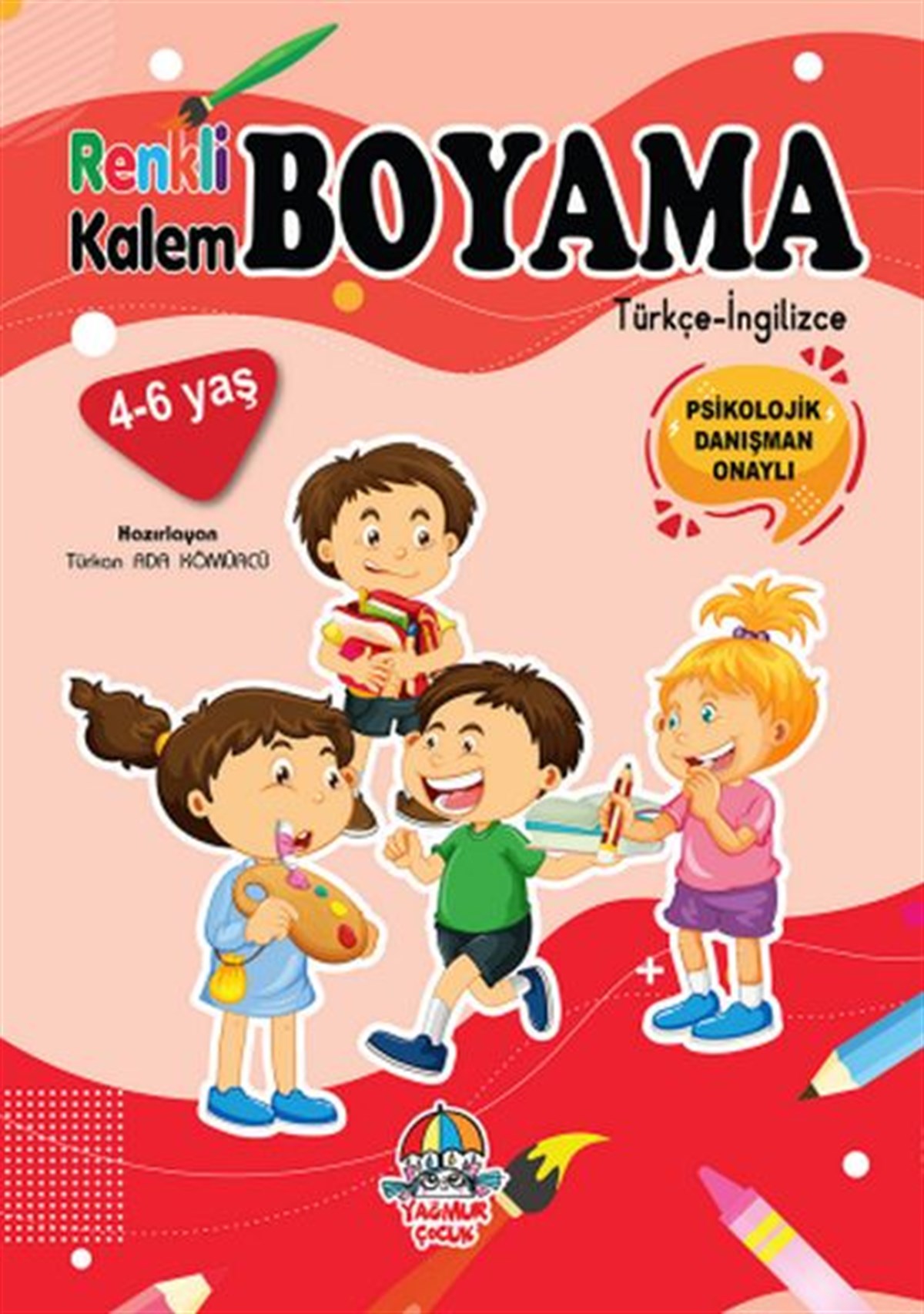 Renkli Kalem Boyama-Çocuklar