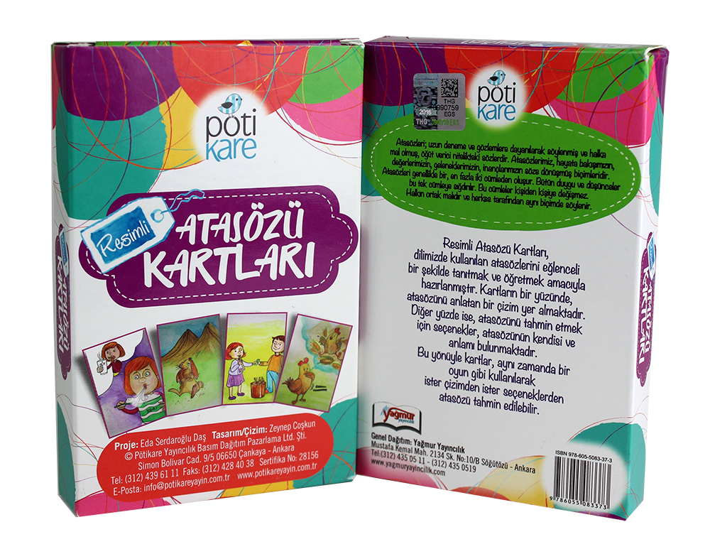 Resimli Atasözü Kartları