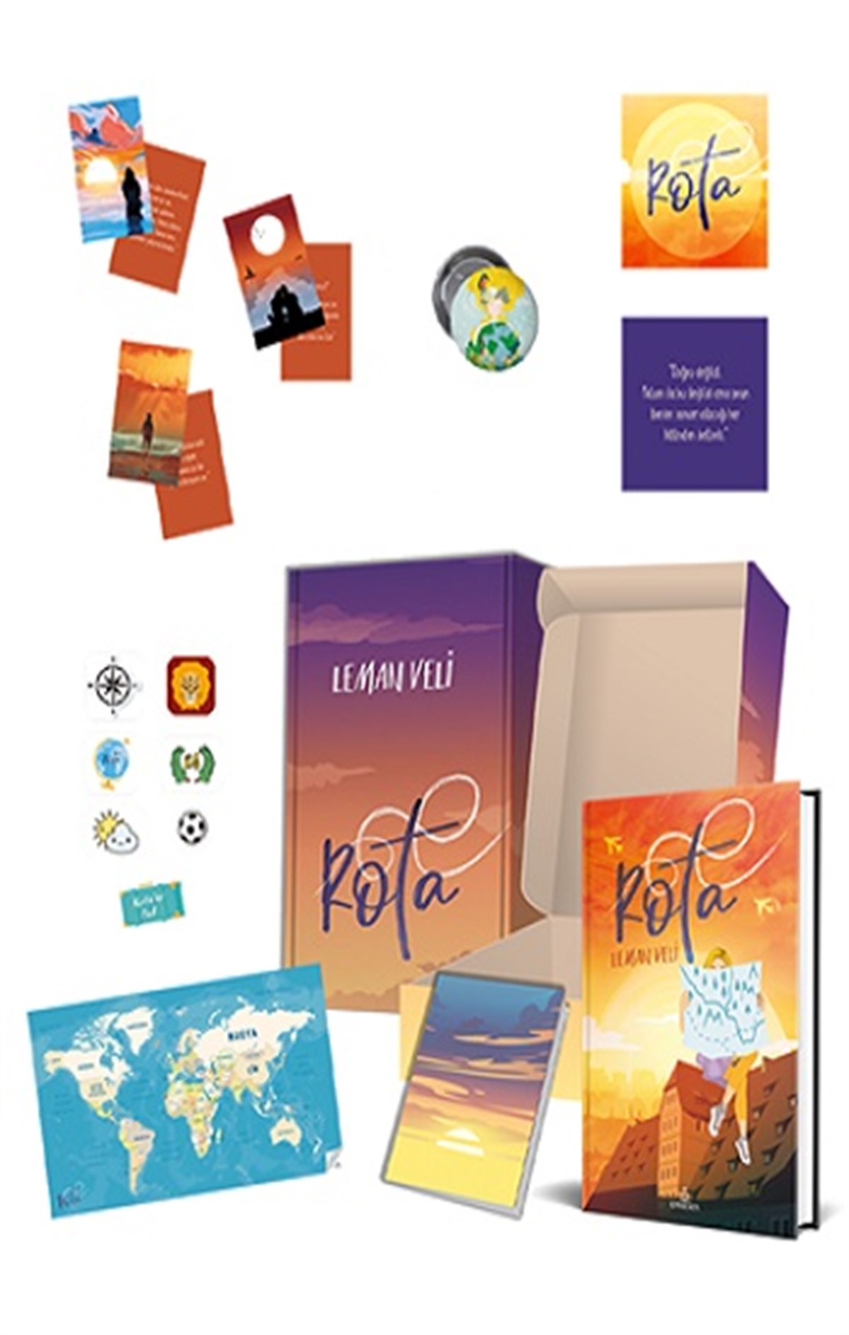 Rota–1 Hediyeli Özel Kutu  (Ciltli)