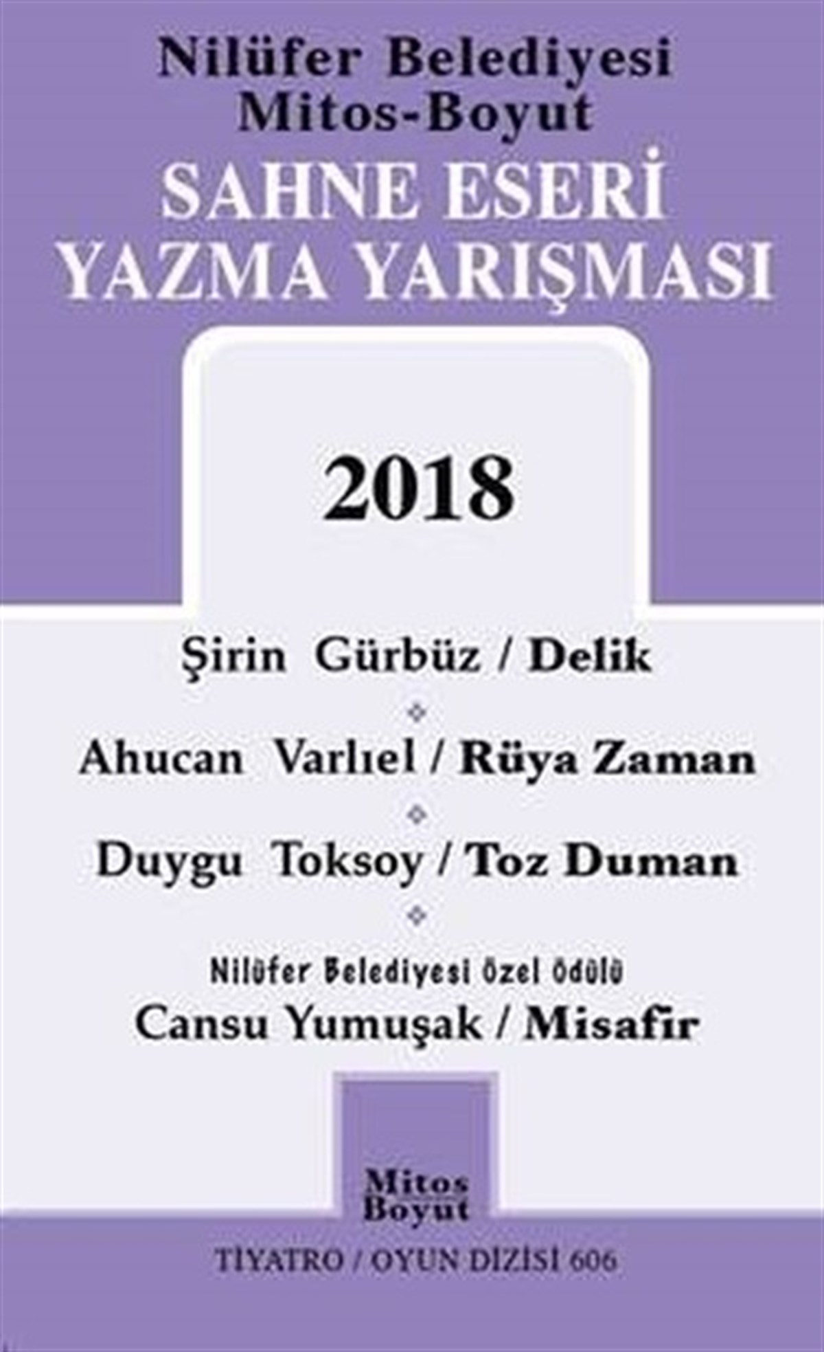 Sahne Eseri Yazma Yarışması-2018