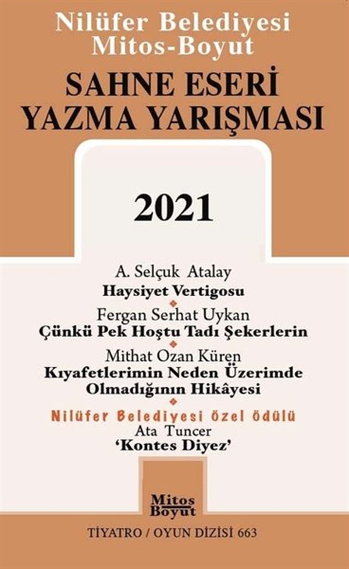 Sahne Eseri Yazma Yarışması 2021