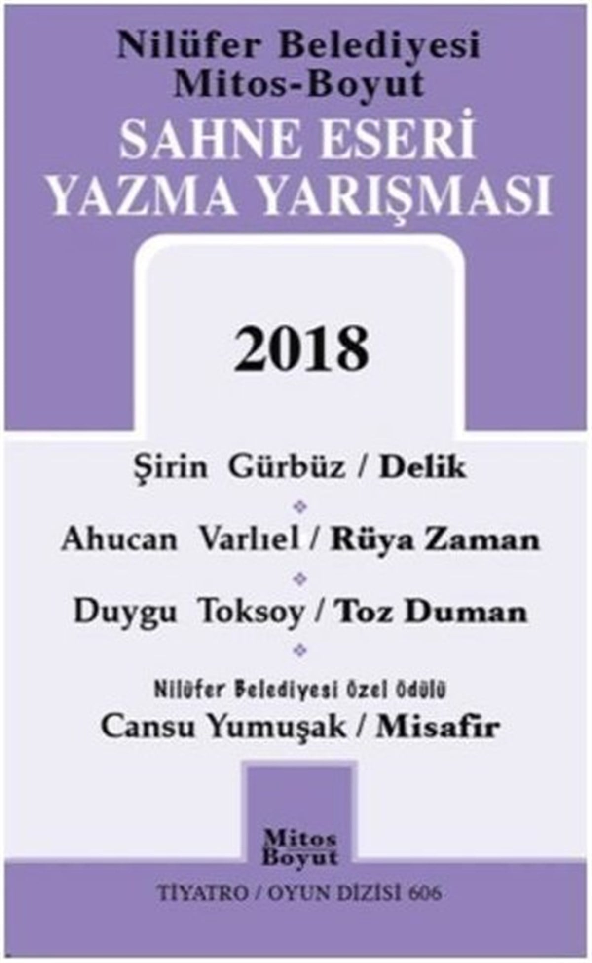 Sahne Eseri Yazma Yazışması 2018