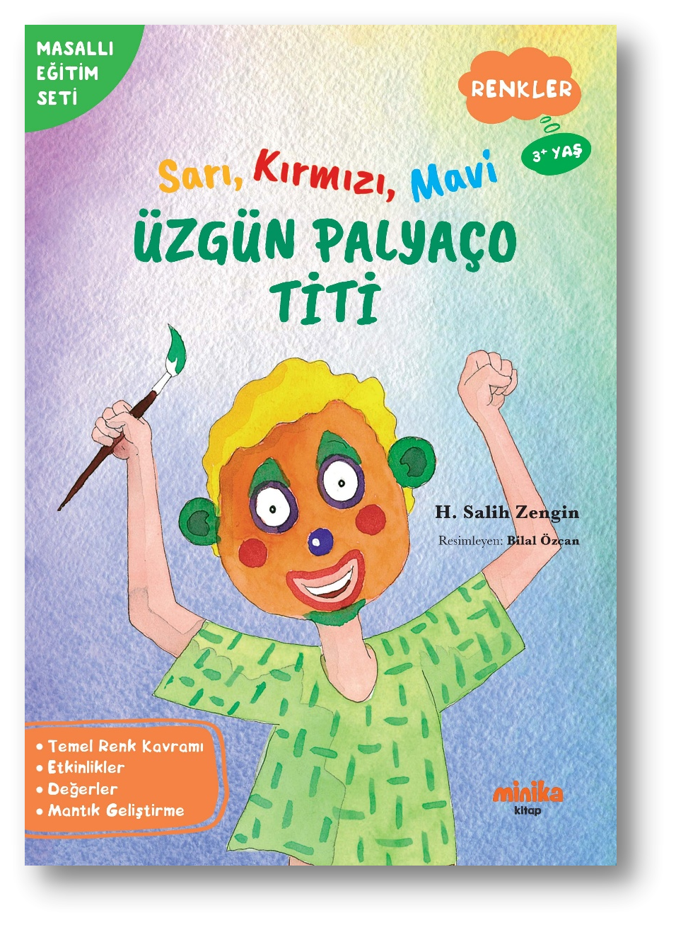 Sarı, Kırmızı, Mavi Üzgün Palyaço Titi