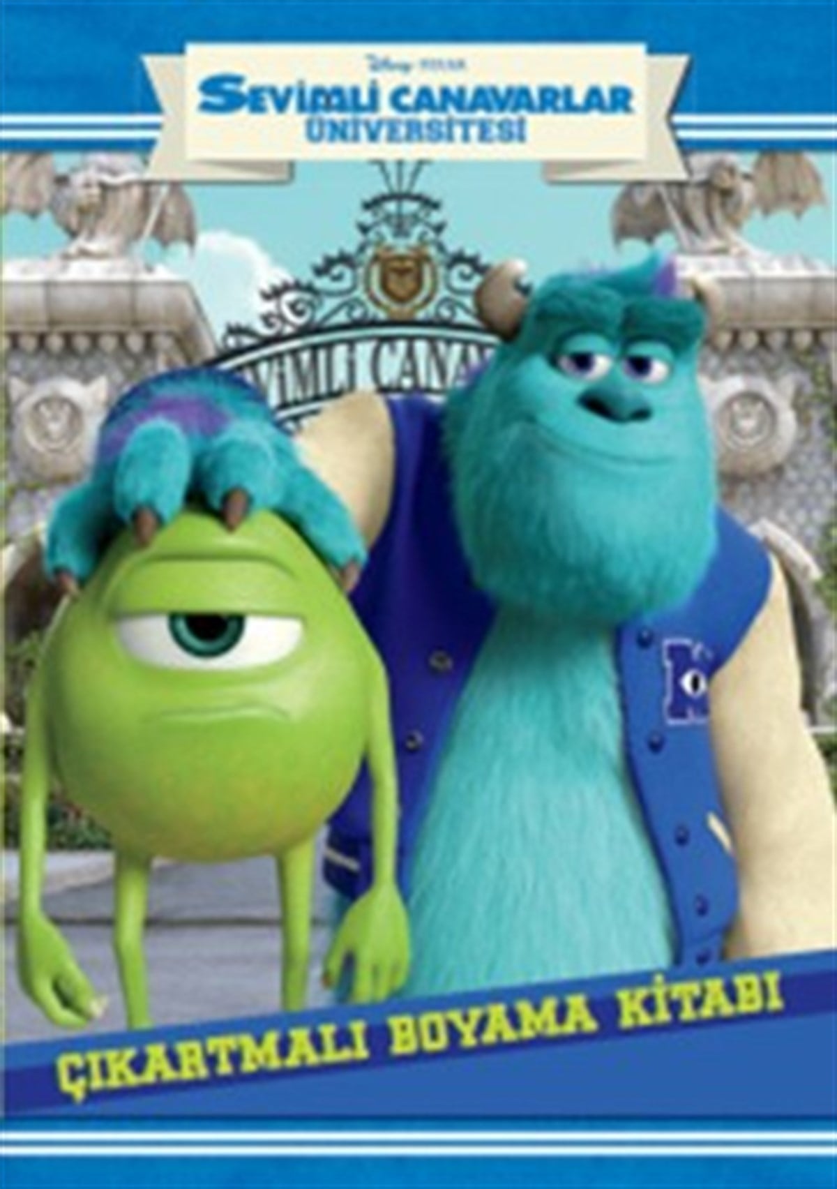 Sevimli Canavarlar Üniversitesi - Çıkartmalı Boyama Kitabı