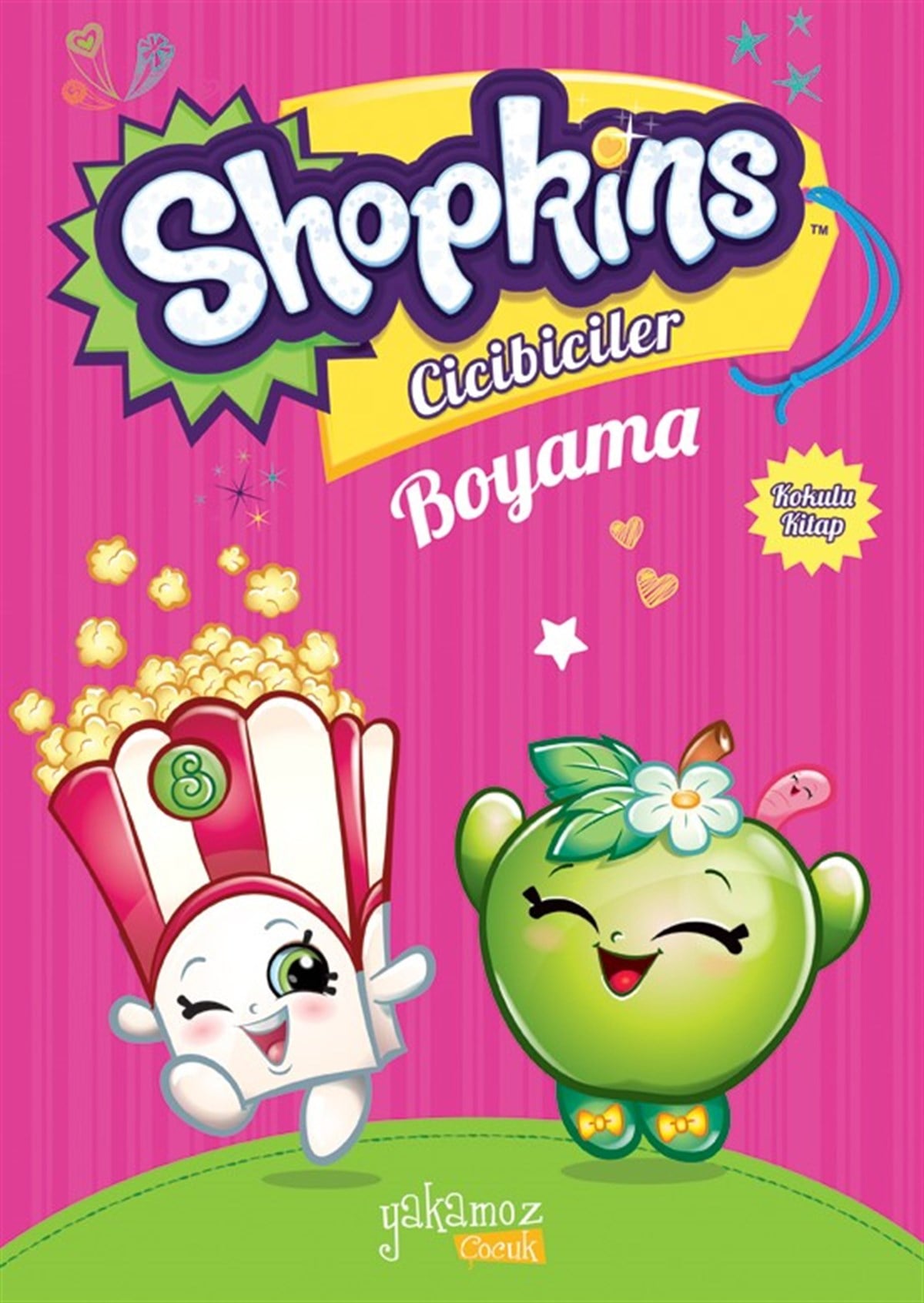 Shopkins Cicibiciler Boyama Kitabı-Pembe1