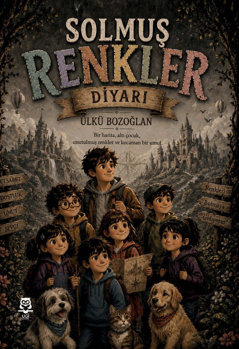 Solmuş Renkler Diyarı , Ülkü Bozoğlan , UGİ Çocuk , 9786259071534 ,