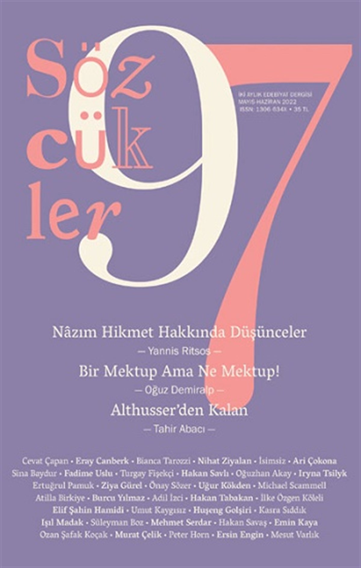Sözcükler Dergisi 97. sayı (Mayıs-Haziran 2022)