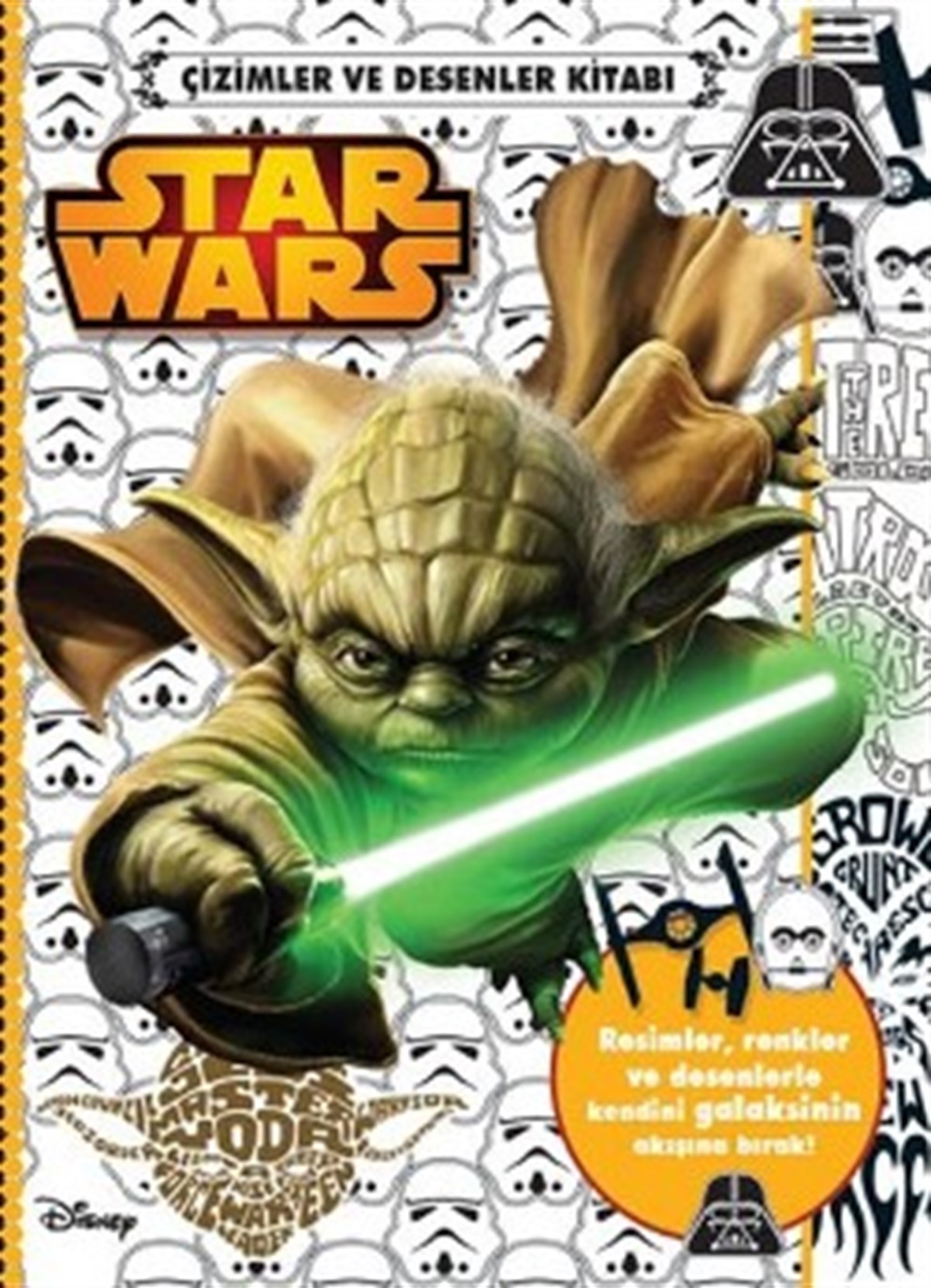 Starwars Çizimler ve Desenler Kitabı