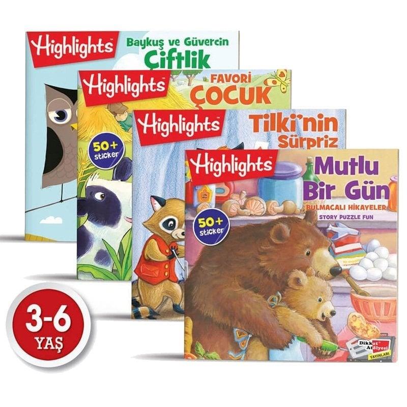 Sticker Bulmacalı Hikayeler 4'lü Set