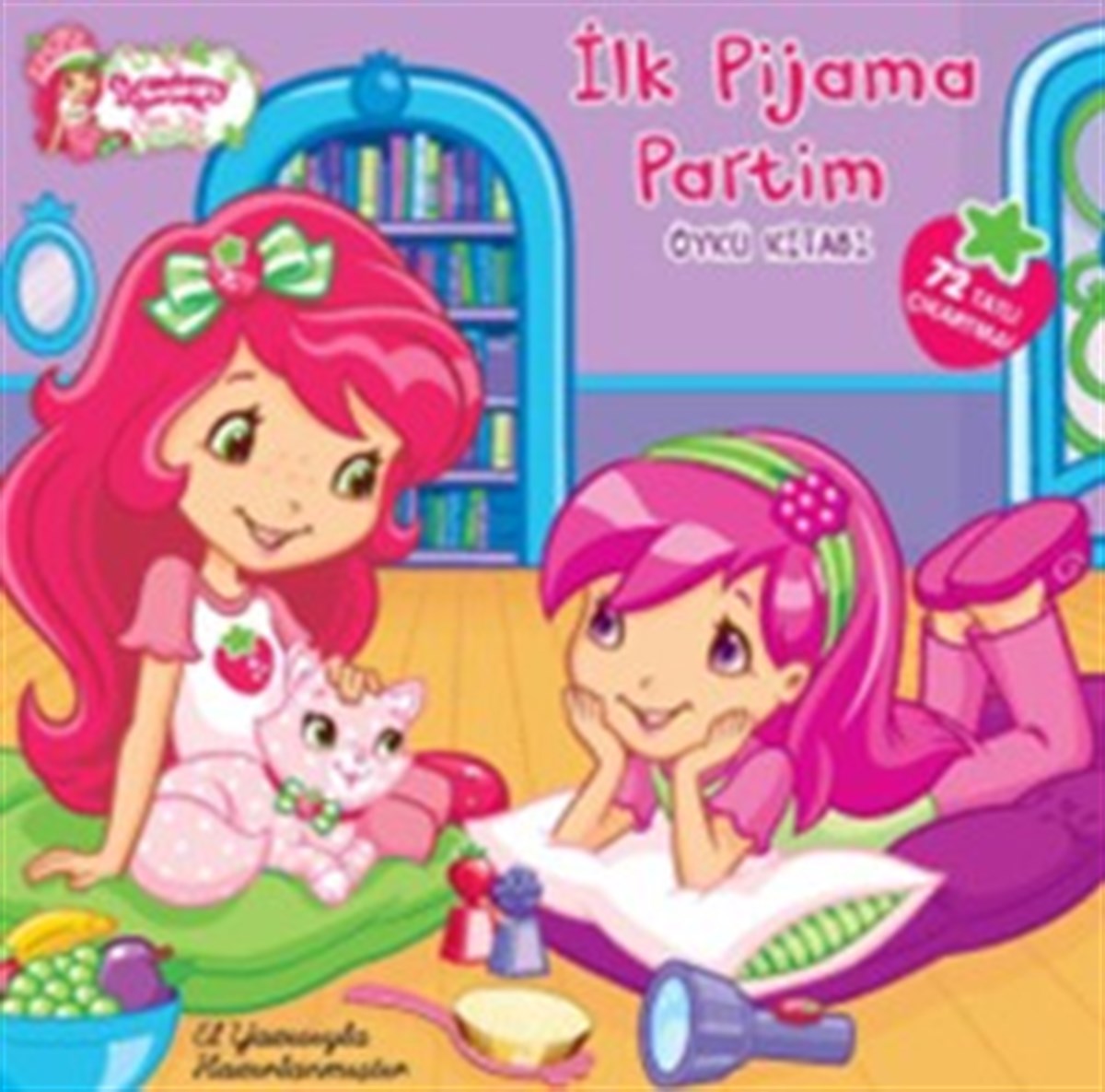 Strawberry Shortcake Çilek Kız İlk Pijama Partim (El Yazısı İle)