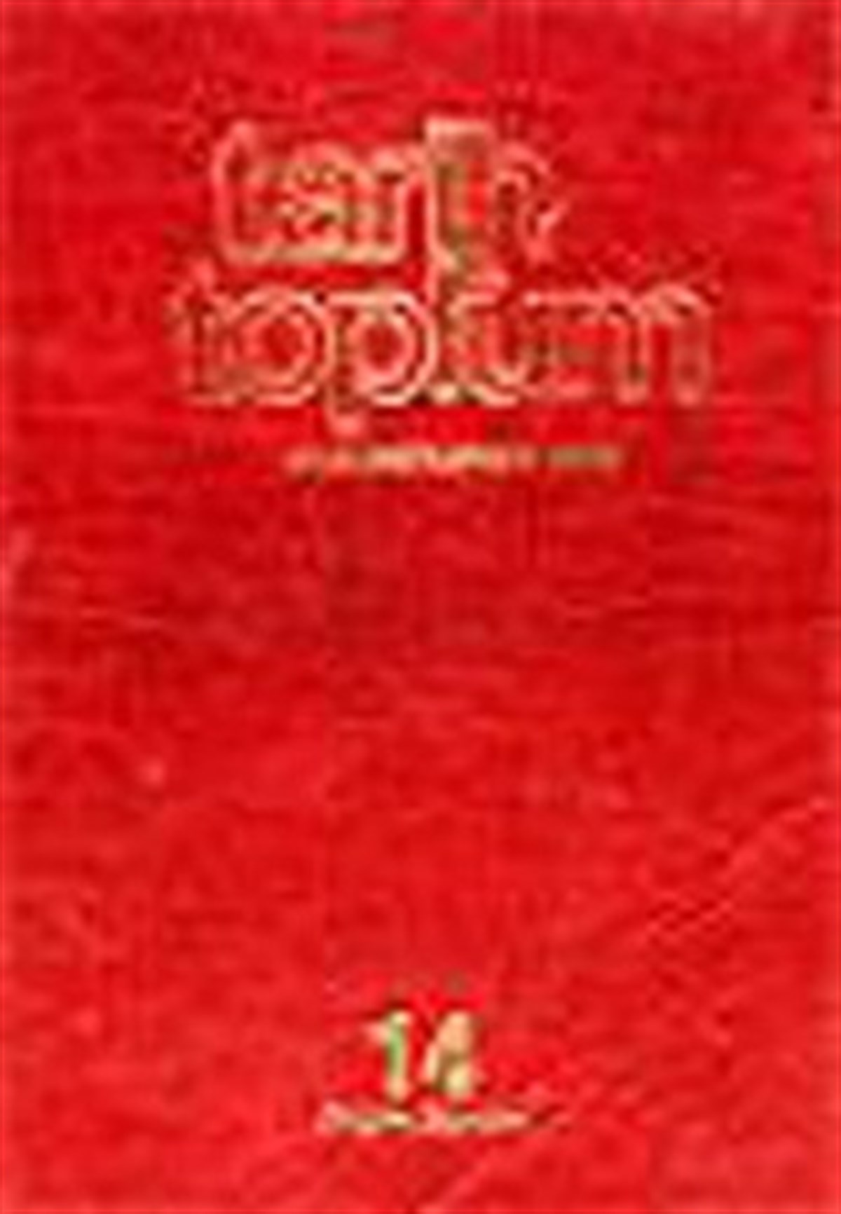 Tarih ve Toplum Cilt 14
