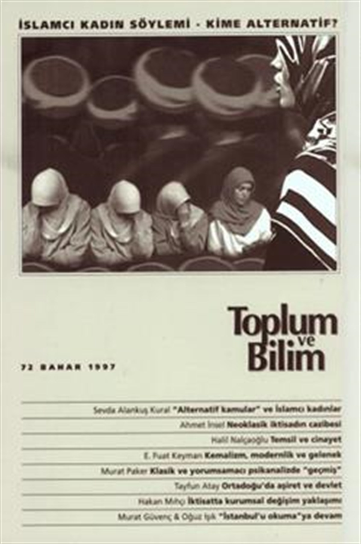 Toplum ve Bilim Sayı : 072
