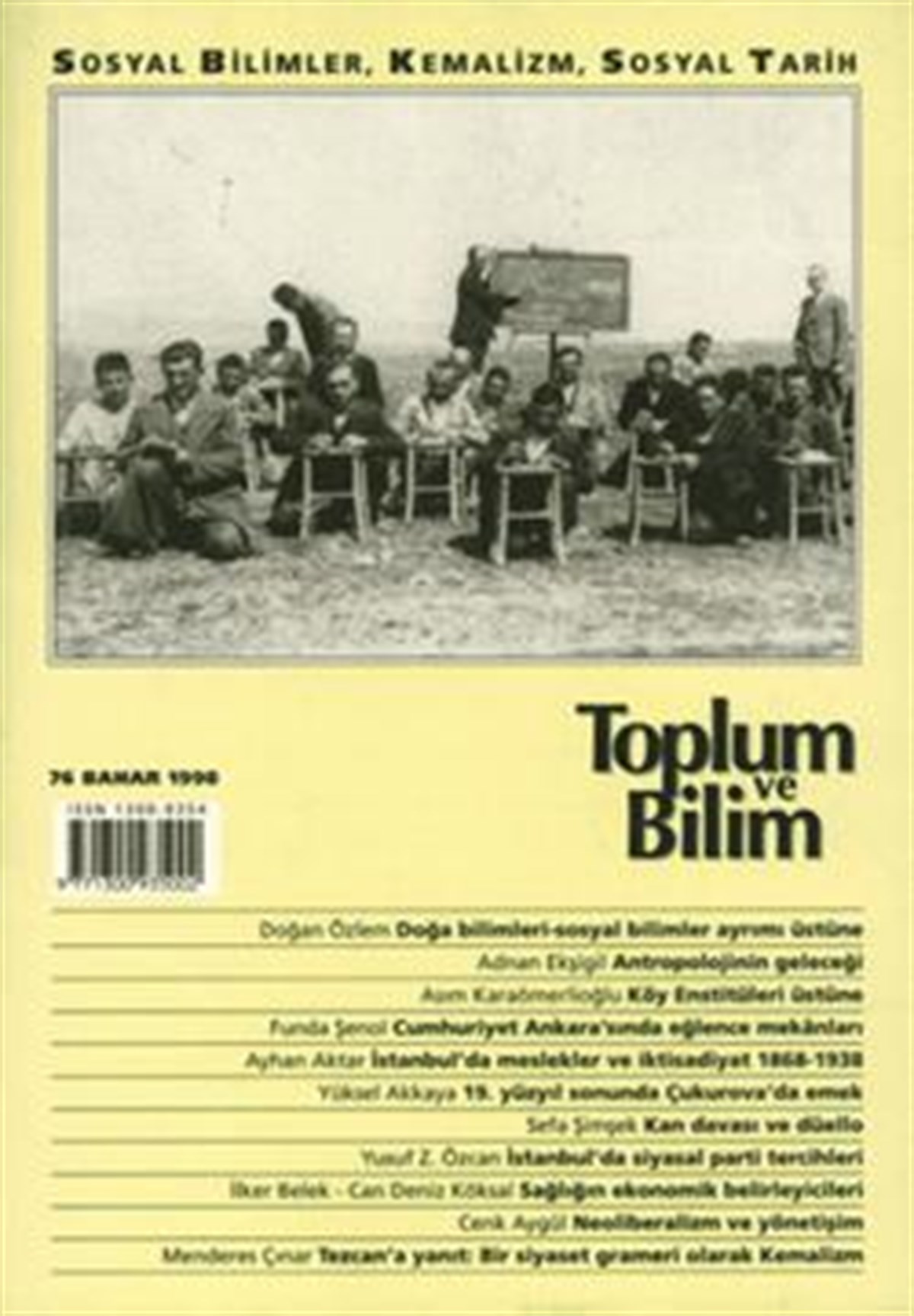 Toplum ve Bilim Sayı : 076
