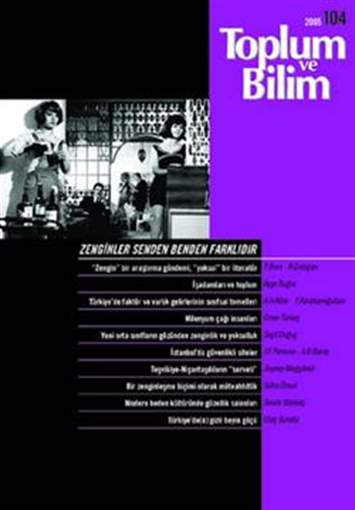 Toplum ve Bilim Sayı : 104