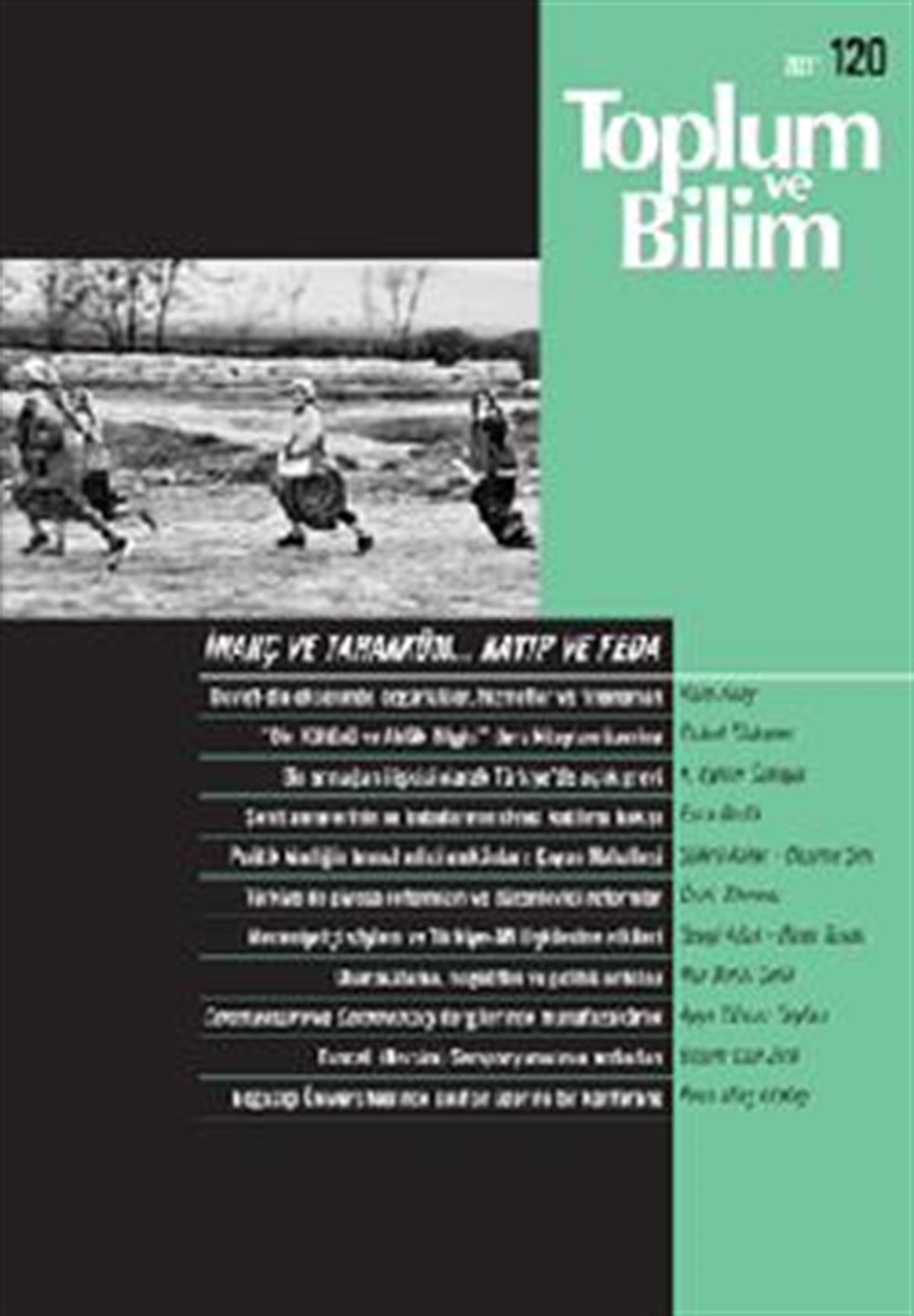 Toplum ve Bilim Sayı :120