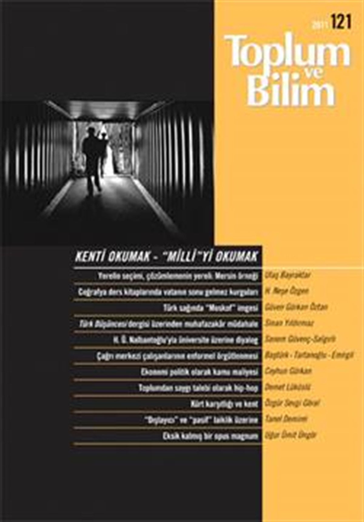 Toplum ve Bilim Sayı :121