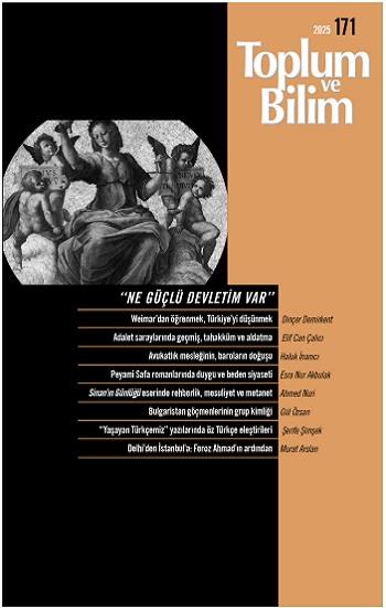 Toplum ve Bilim Sayı:171