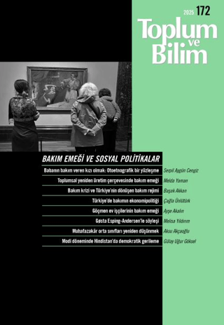 Toplum ve Bilim Sayı:172