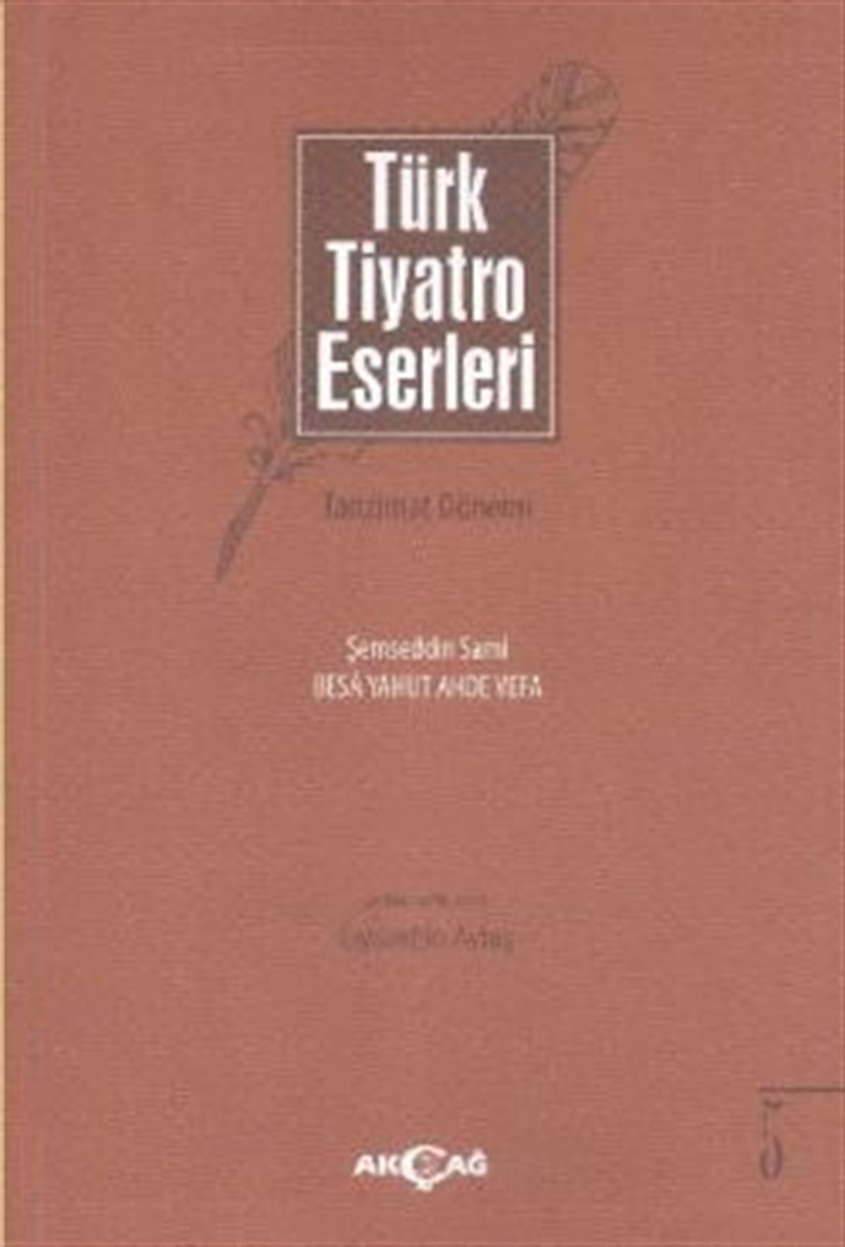 Türk Tiyatro Eserleri 5 Tanzimat Dönemi