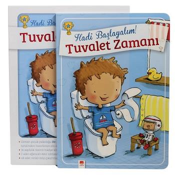Tuvalet Zamanı - Erkekler İçin Tuvalet Eğitimi Kitabı (Ciltli)