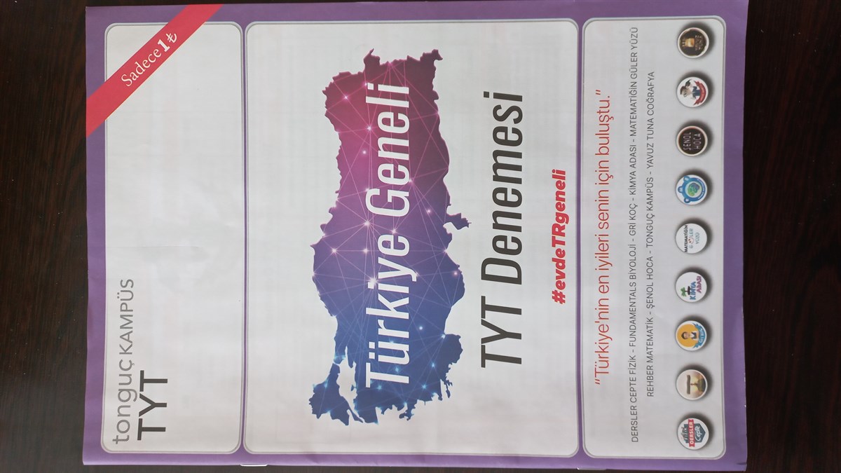 TYT Denemesi - (SAHAF) , Kolektif , Kitap Müptelası - Sahaf , 2453328823398 ,