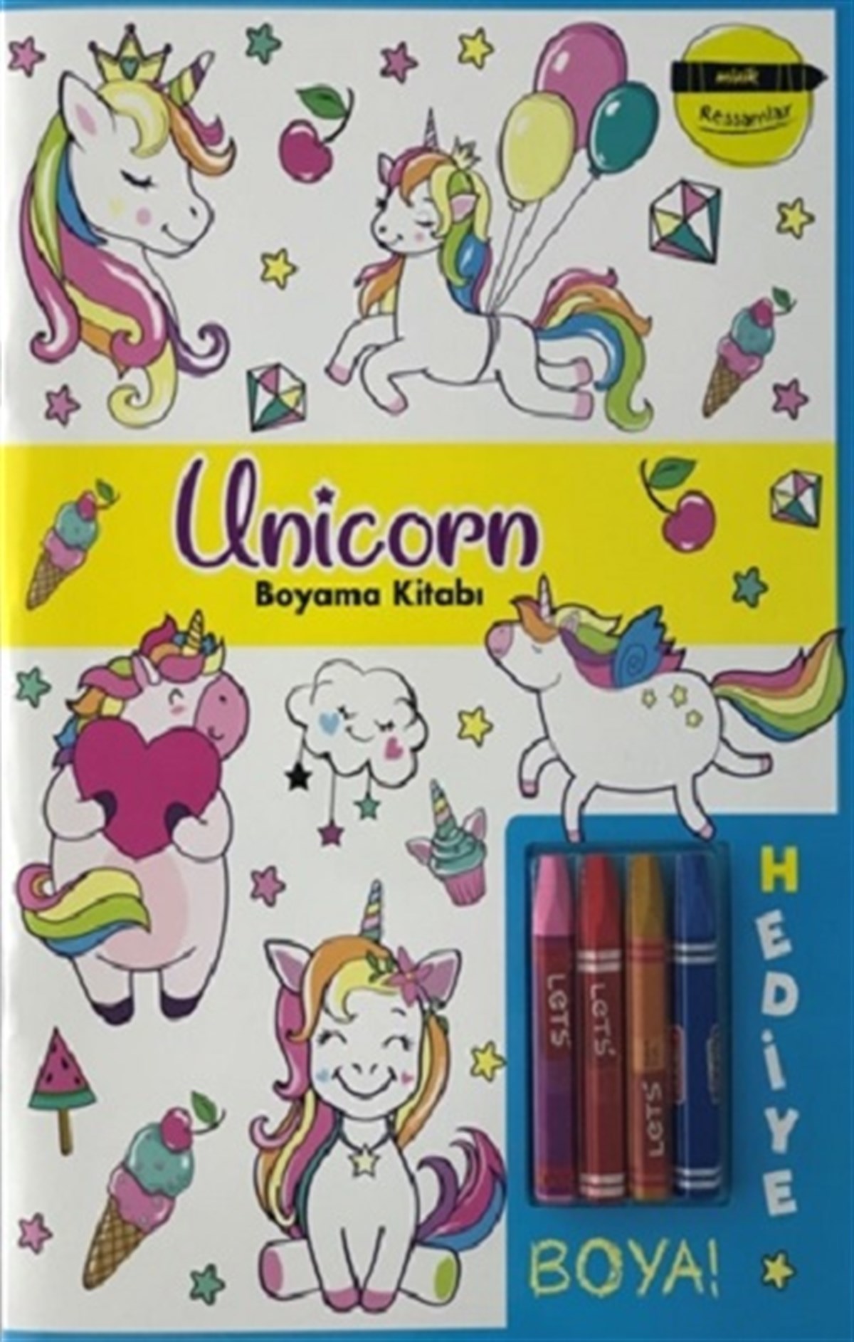 Unicorn Boyama Kitabı - Minik Ressamlar