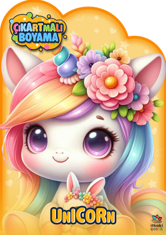 Unicorn Zamanı – Çıkartmalı Boyama Kitabı