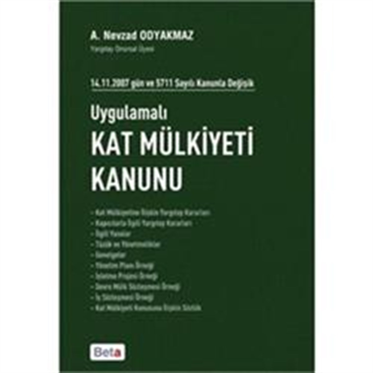 Uygulamalı Kat Mülkiyeti Kanunu