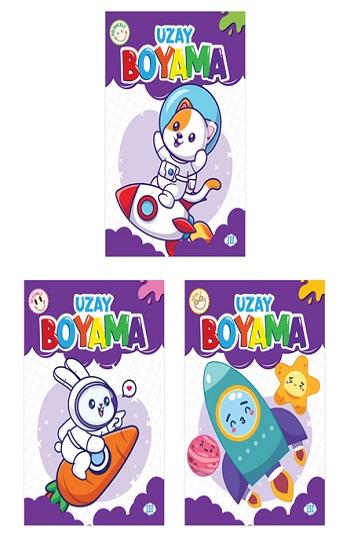 Uzay Boyama Seti (3 Kitap Takım)