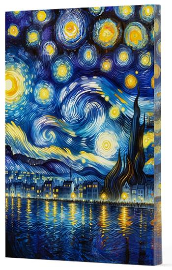 Van Gogh 7 Yıldızlı Gece - Defter