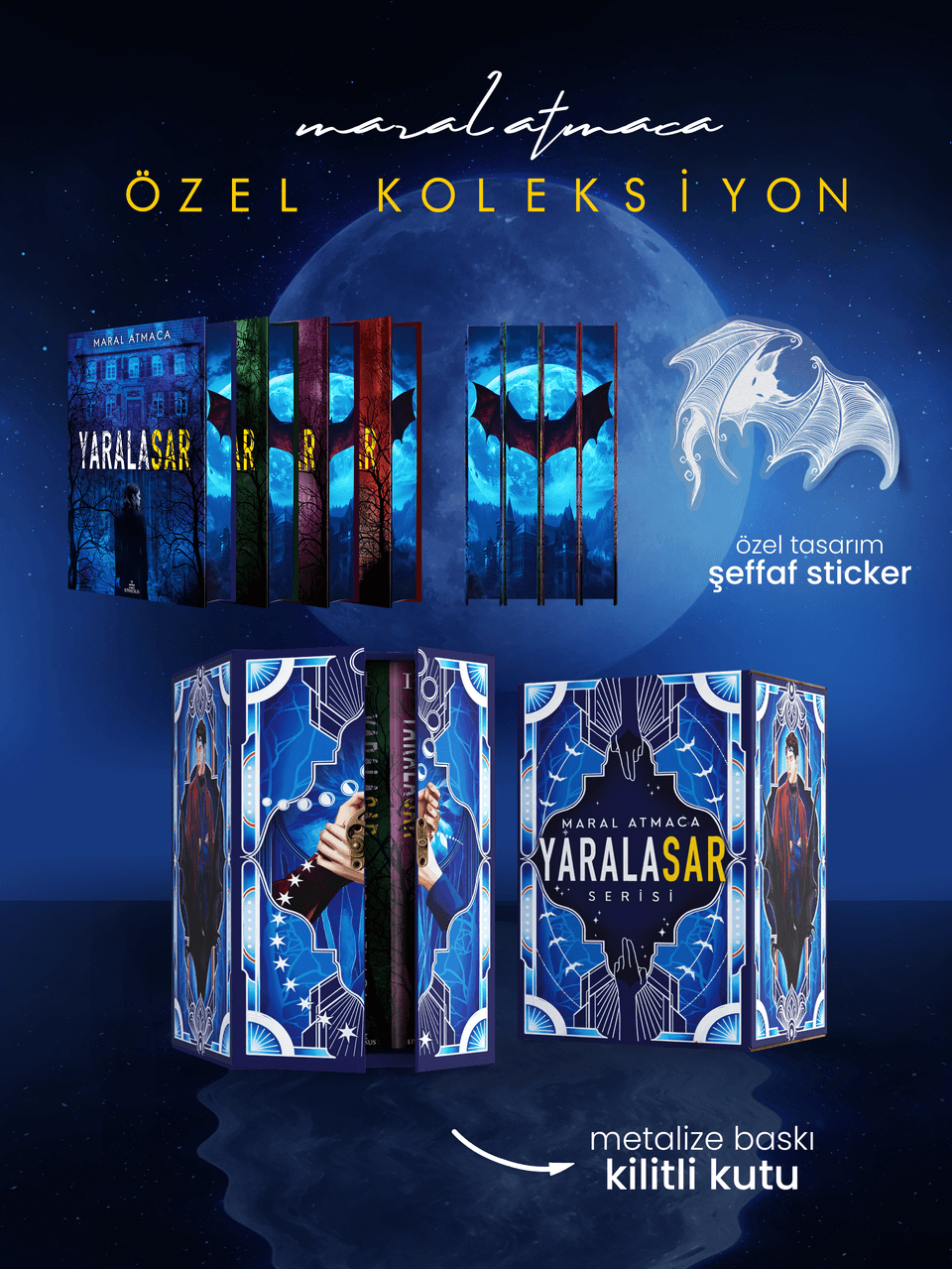 Yaralasar Serisi – Yan Boyamalı Kilitli Koleksiyon Kutu