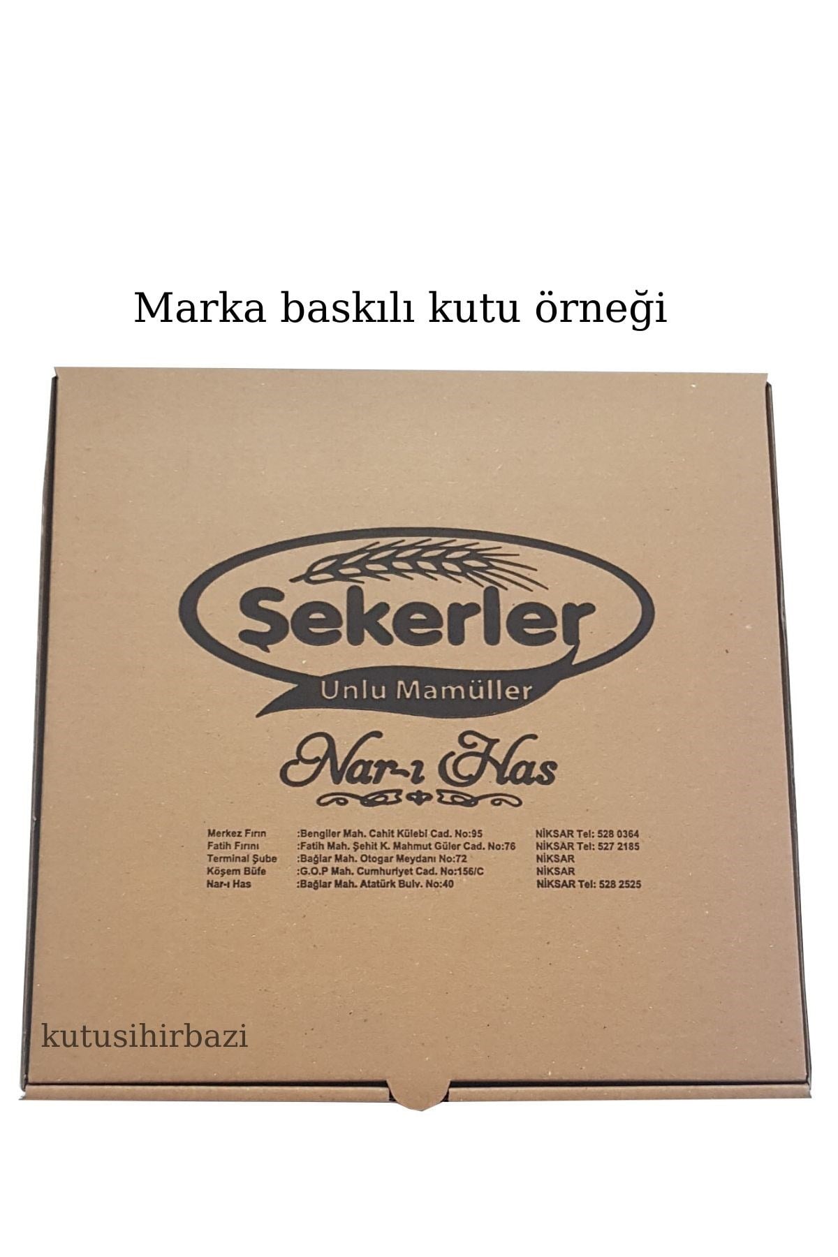 22x22x4 KAPAKLI KUTU