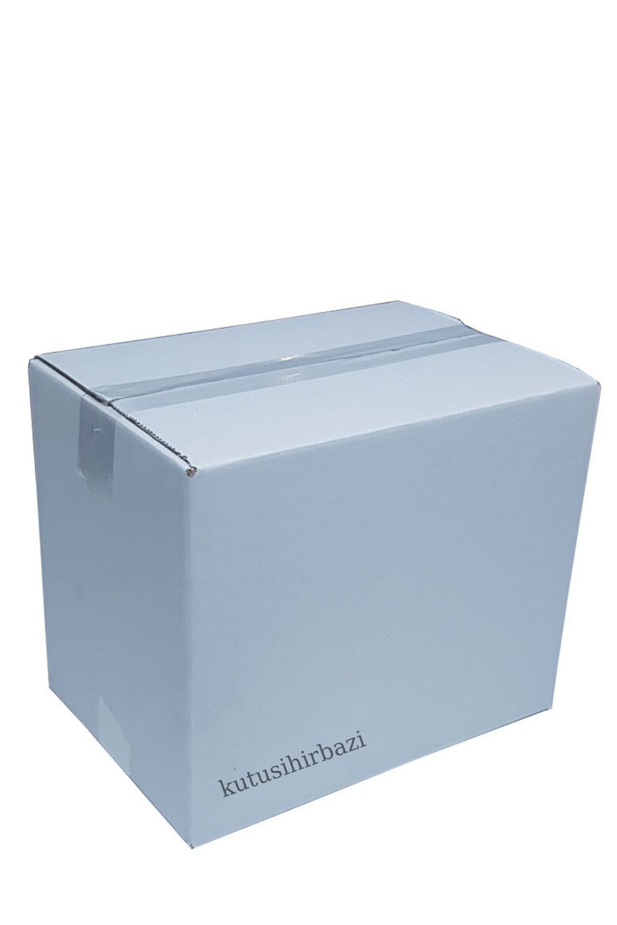 30x21x25 BEYAZ ÇİFT OLUKLU KOLİ