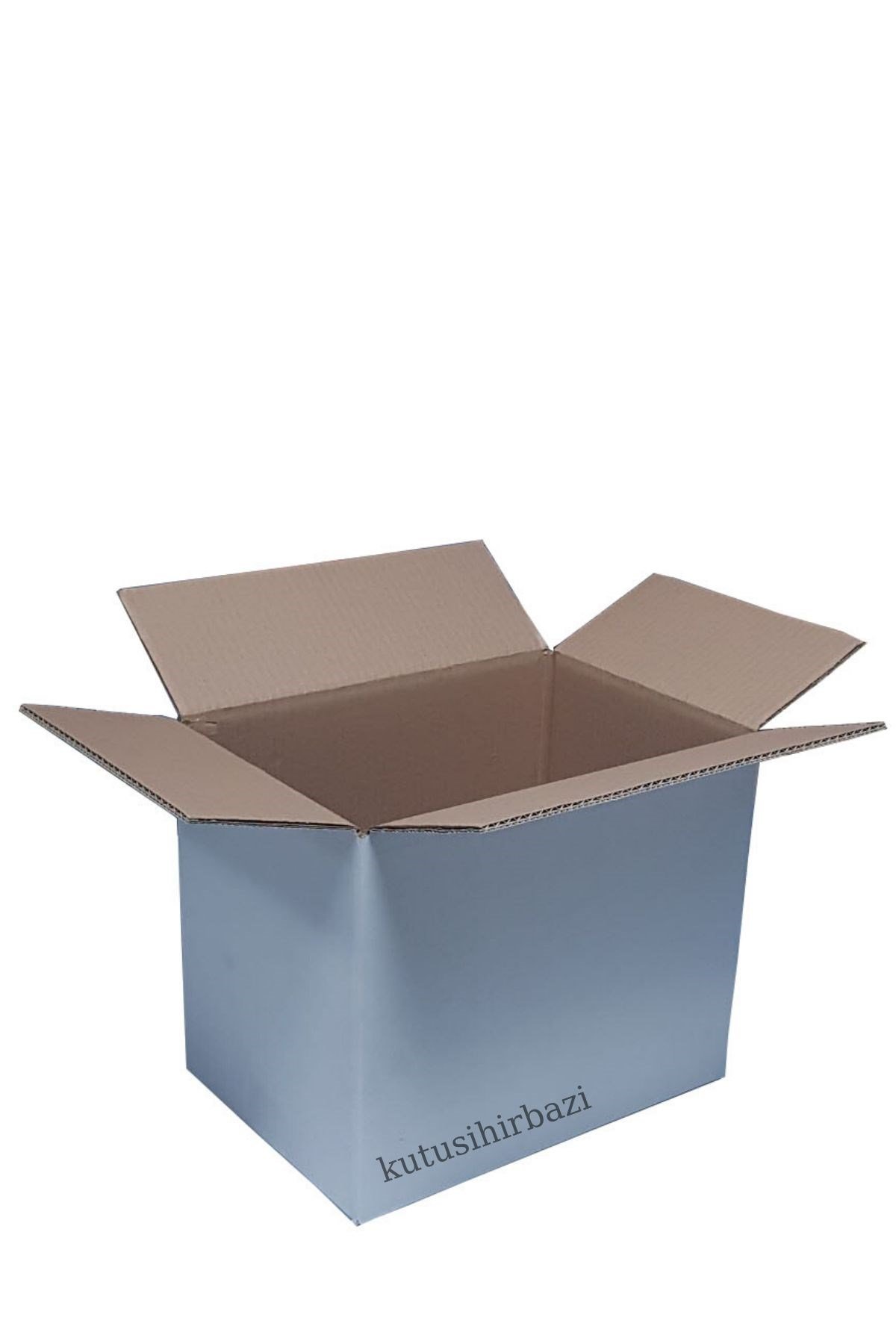 30x21x25 BEYAZ ÇİFT OLUKLU KOLİ