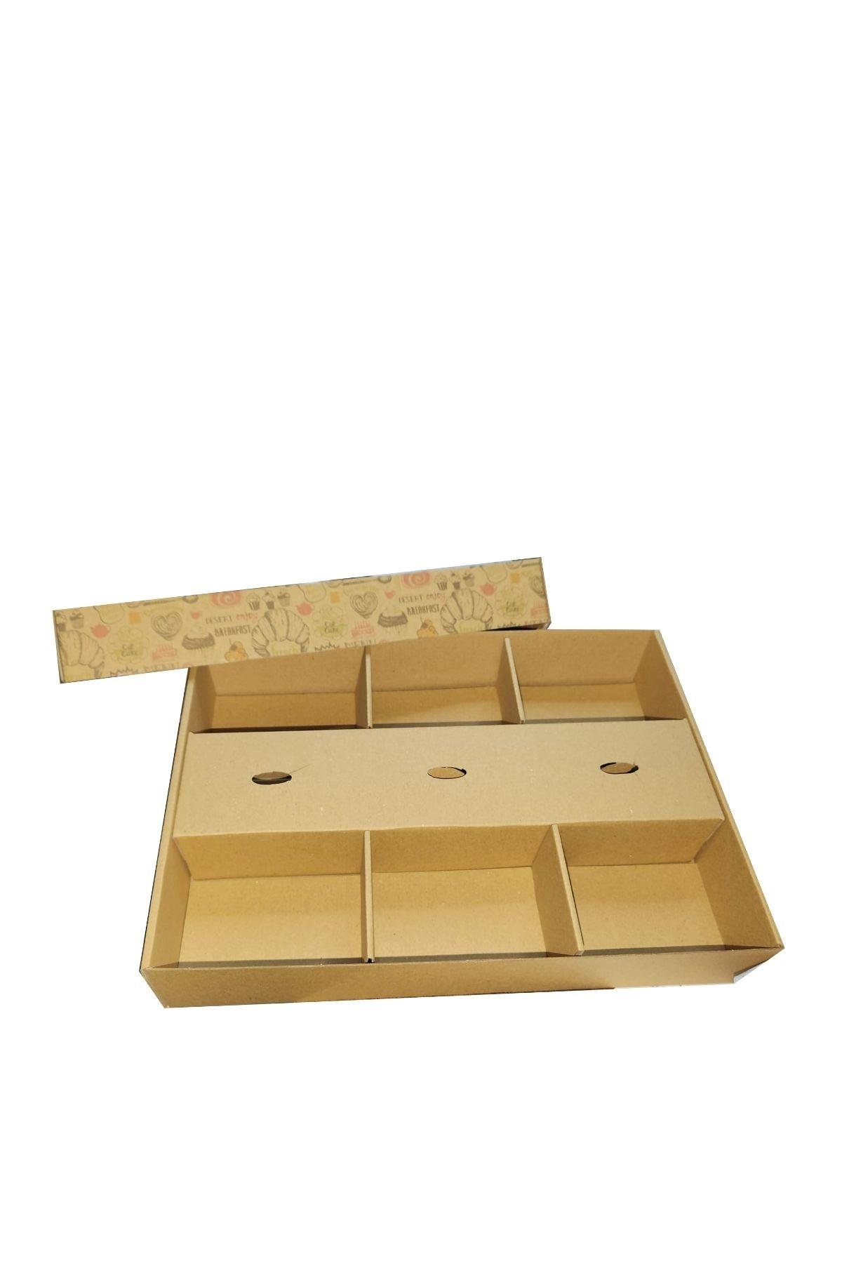 BASKILI KAHVALTI KUTUSU 9LU