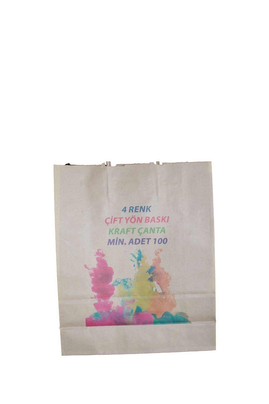 FLAT SAPLI 22x11x28 KRAFT ÇANTA