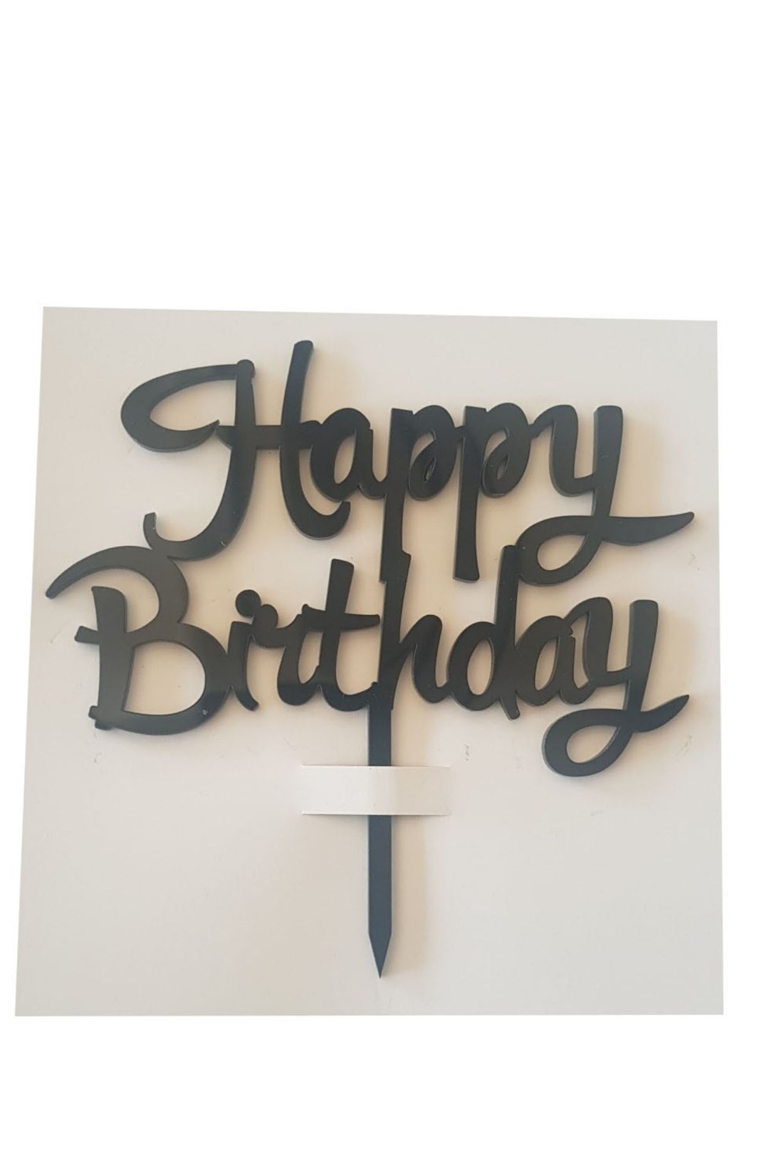 HAPPY BİRTDAY SİYAH PLEKSİ