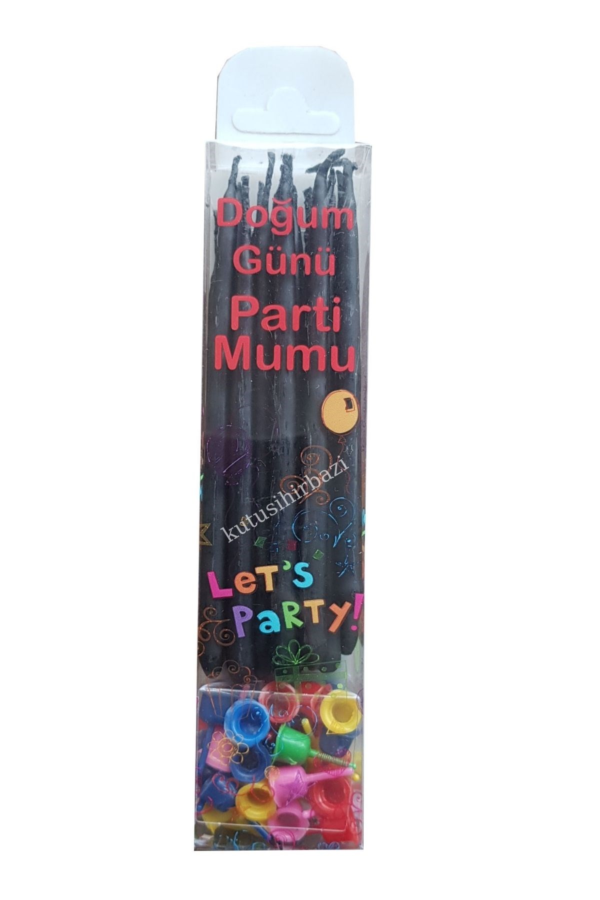 KONİK PASTA MUMU 10 CM. 