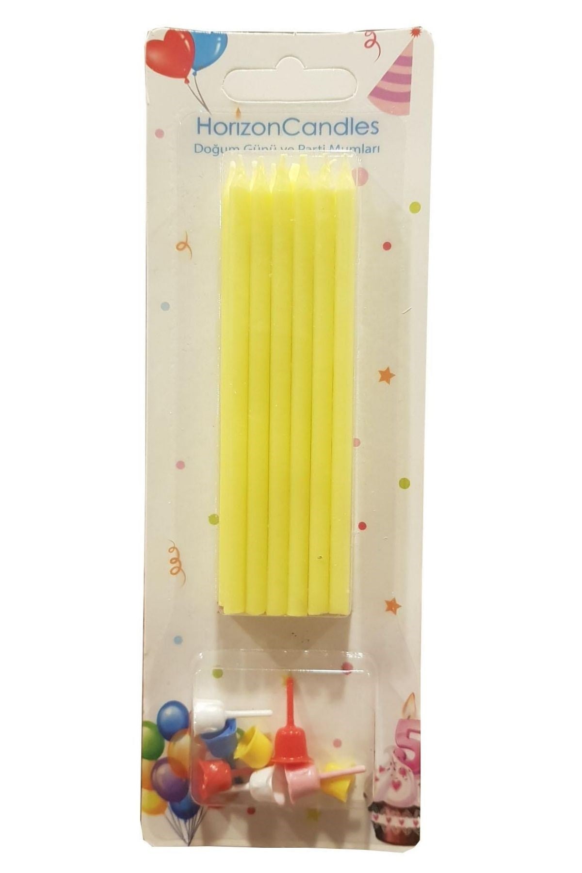 SİLİNDİR PASTA MUMU 10 CM