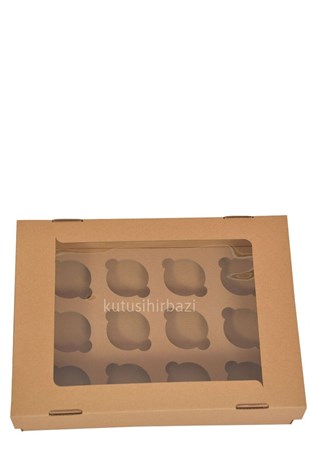 12 Lİ CUPCAKE PENCERELİ