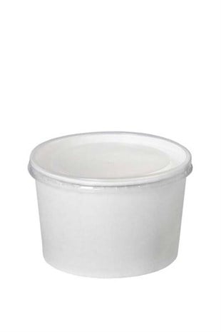 16 OZ ÇORBA-SALATA KASESİ KAPAKLI
